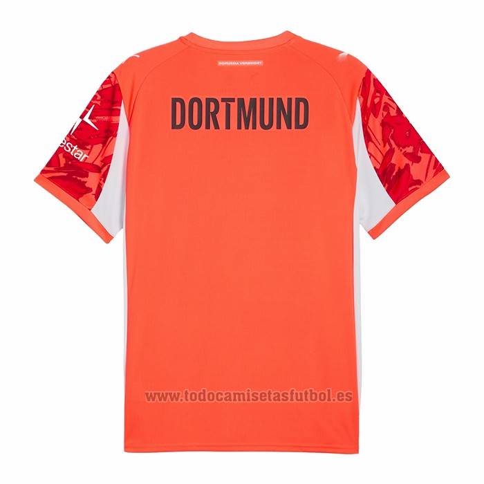 Camiseta Borussia Dortmund Portero 2ª 2025-2026 Rojo